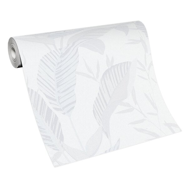 Tapete Grau, Silber, Weiß ELLE Decoration Vliestapete (1033201)