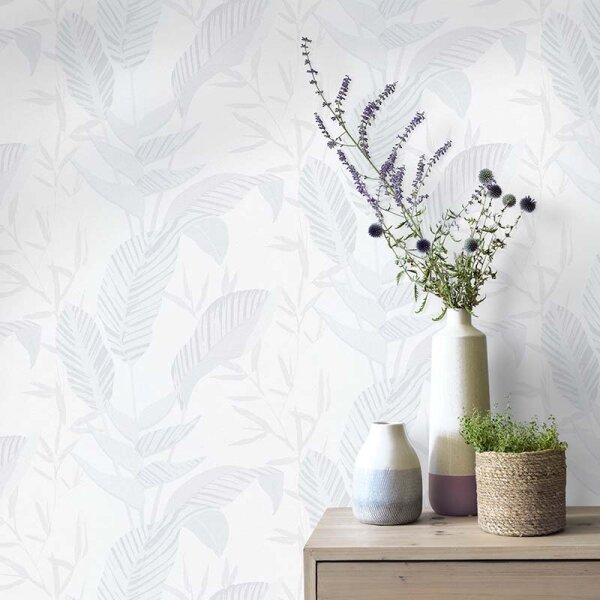 Tapete Grau, Silber, Weiß ELLE Decoration Vliestapete (1033201)