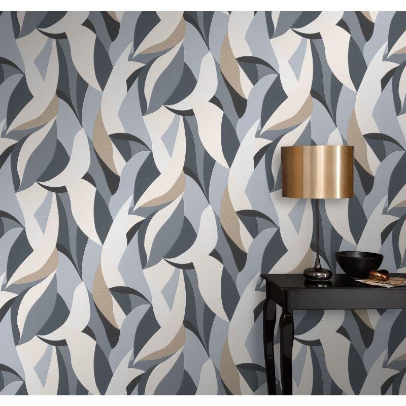 Tapete Grau, Silber ELLE Decoration Vliestapete (1033115)