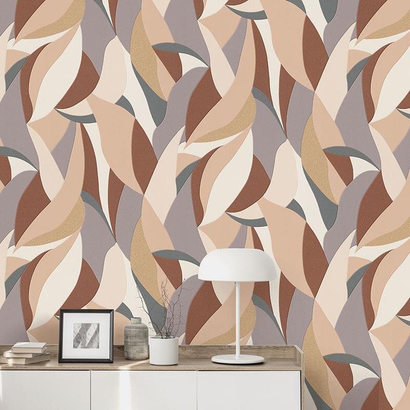 Tapete Beige, Creme, Braun ELLE Decoration Vliestapete (1033102)