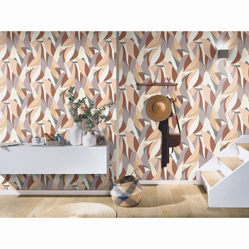 Tapete Beige, Creme, Braun ELLE Decoration Vliestapete (1033102)