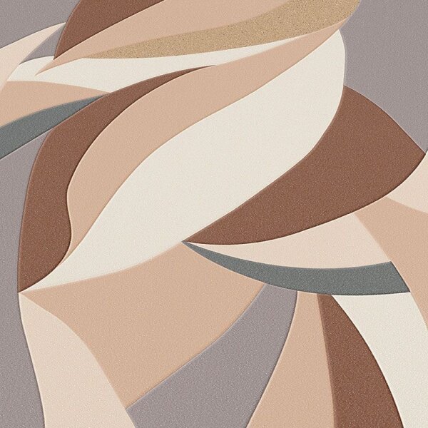 Tapete Beige, Creme, Braun ELLE Decoration Vliestapete (1033102)