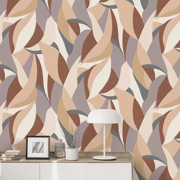 Tapete Beige, Creme, Braun ELLE Decoration Vliestapete (1033102)