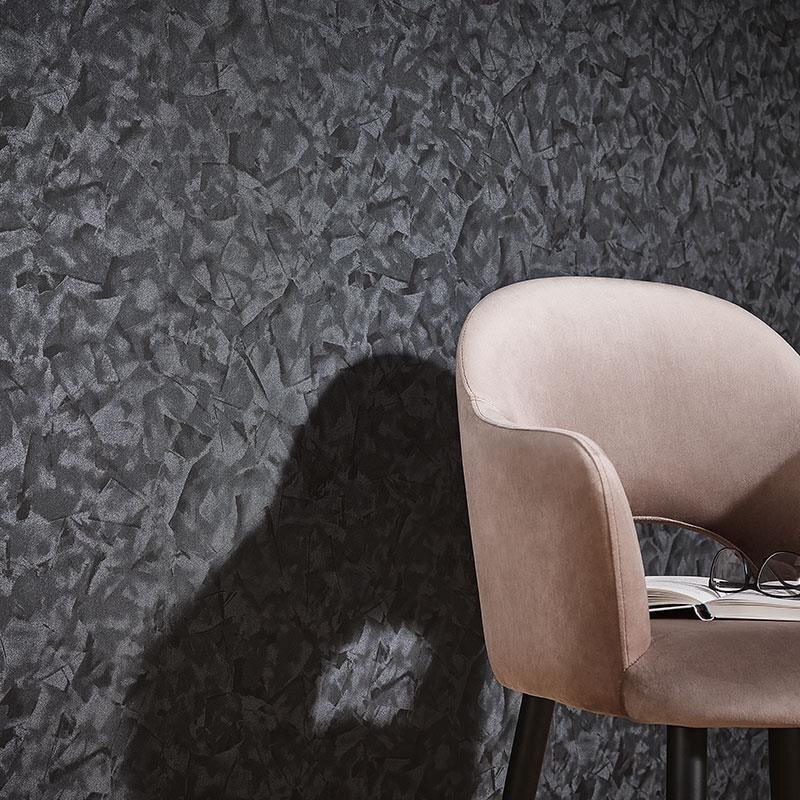 Tapete Schwarz, Anthrazit ELLE Decoration Vliestapete (1032915)