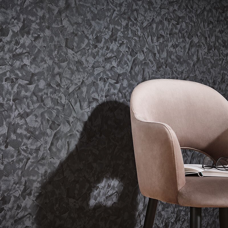 Tapete Schwarz, Anthrazit ELLE Decoration Vliestapete (1032915)