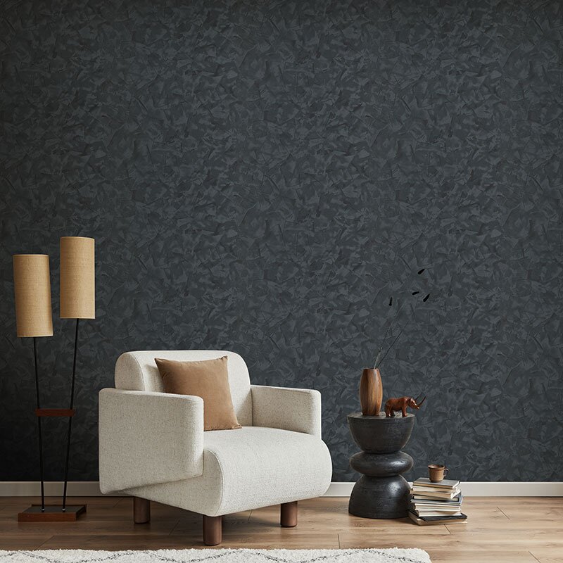 Tapete Schwarz, Anthrazit ELLE Decoration Vliestapete (1032915)