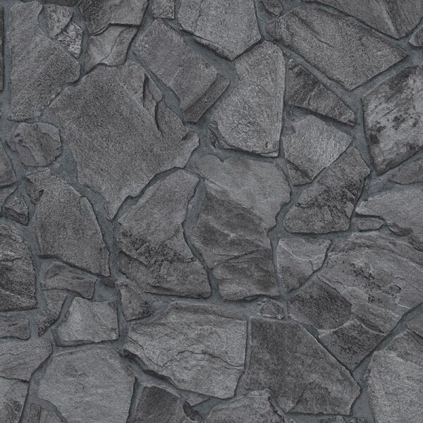 Tapete Grau, Silber, Schwarz, Anthrazit AS-Creation Vliestapete (389367)