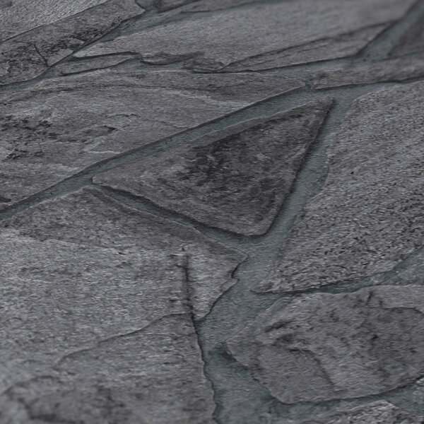 Tapete Grau, Silber, Schwarz, Anthrazit AS-Creation Vliestapete (389367)