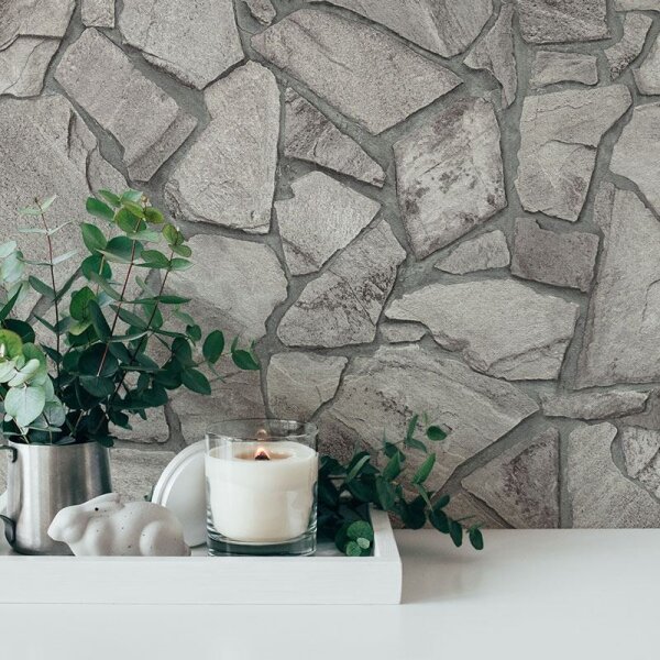 Tapete Grau, Silber AS-Creation Vliestapete (389336)