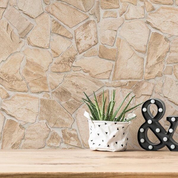 Tapete Beige, Creme, Braun AS-Creation Vliestapete (389329)