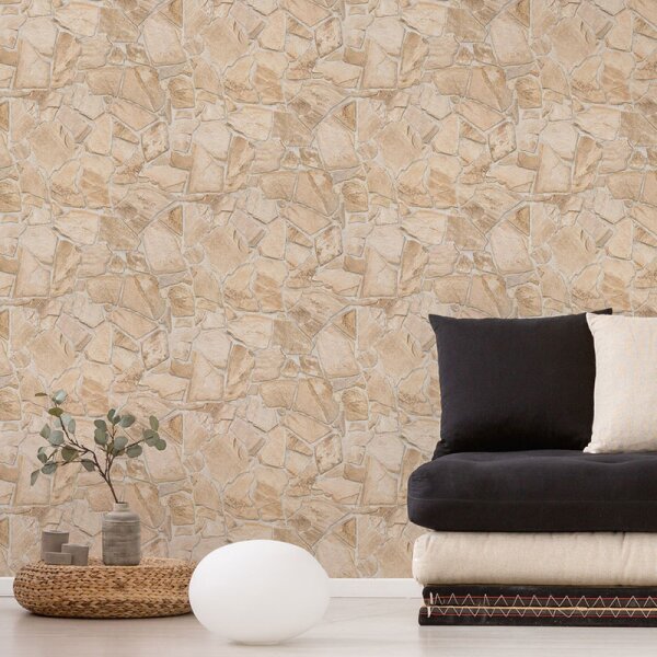 Tapete Beige, Creme, Braun AS-Creation Vliestapete (389329)