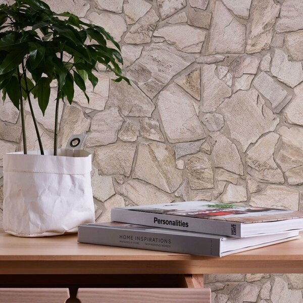 Tapete Braun, Beige, Creme AS-Creation Vliestapete (389312)