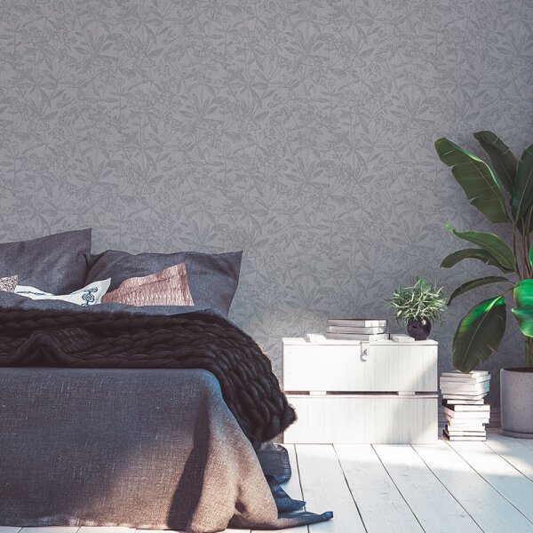 Tapete Grau, Silber AS-Creation Vliestapete (389244)