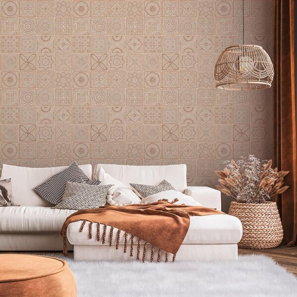 Tapete Beige, Creme, Braun AS-Creation Vliestapete (389213)