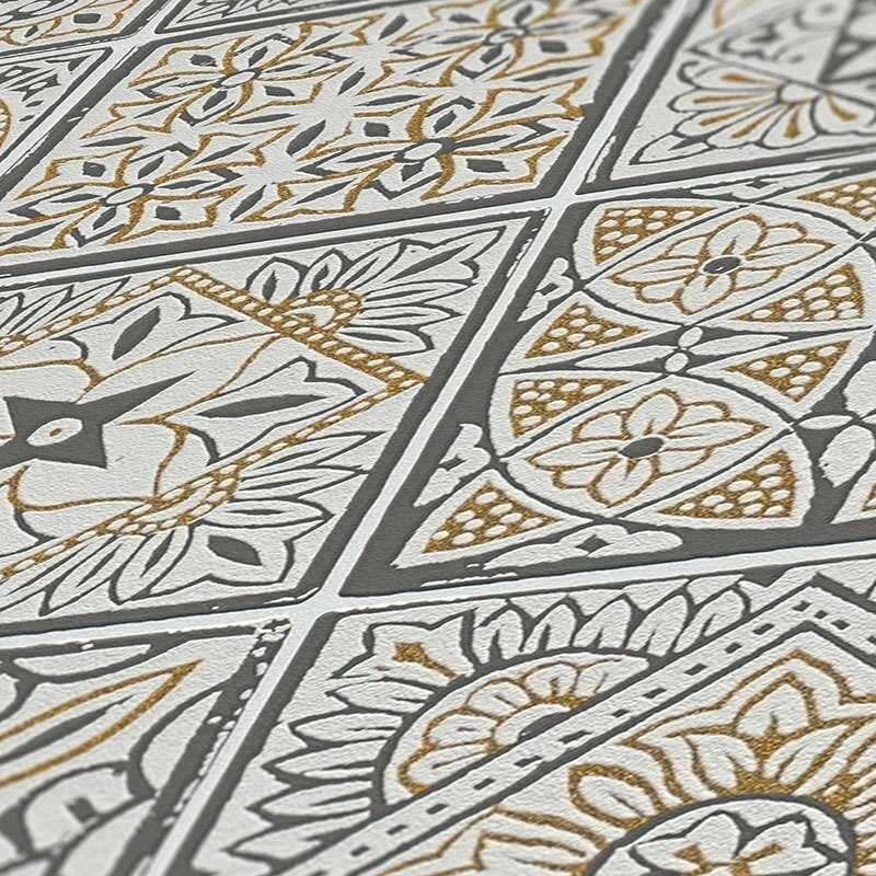 Tapete Grau, Silber, Weiß AS-Creation Vliestapete (389212)