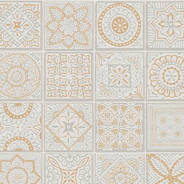 Tapete Grau, Silber, Weiß AS-Creation Vliestapete (389211)