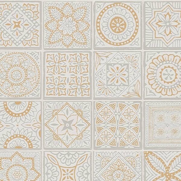 Tapete Grau, Silber, Weiß AS-Creation Vliestapete (389211)