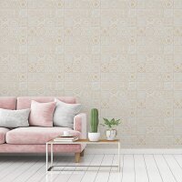 Tapete Grau, Silber, Wei&szlig; AS-Creation Vliestapete...