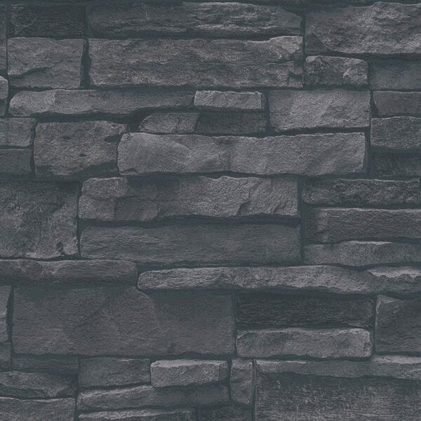 Tapete Schwarz, Anthrazit AS-Creation Vliestapete (388134)