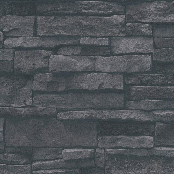 Tapete Schwarz, Anthrazit AS-Creation Vliestapete (388134)