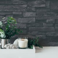 Tapete Schwarz, Anthrazit AS-Creation Vliestapete (388134)