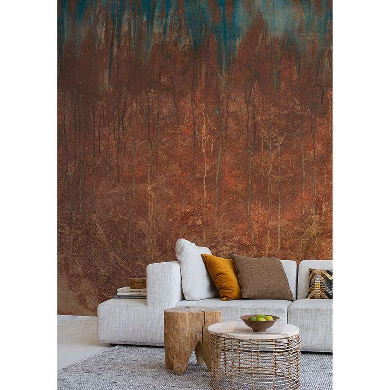 Digitaldruck-Tapete Braun, Gold, Kupfer Rasch (364156)