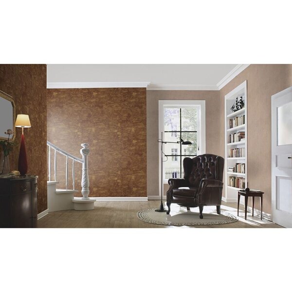 Tapete Braun, Gold, Kupfer Rasch Vliestapete (499711)