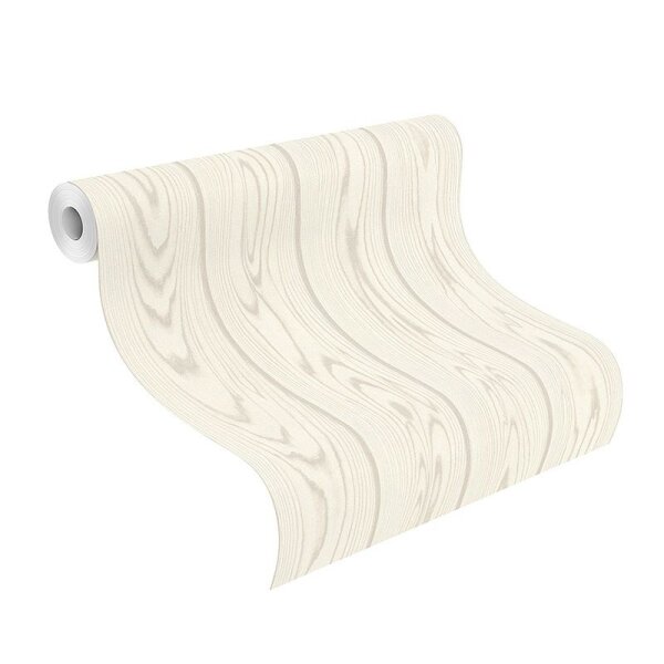 Tapete Grau, Silber, Weiß Rasch Vliestapete (499513)