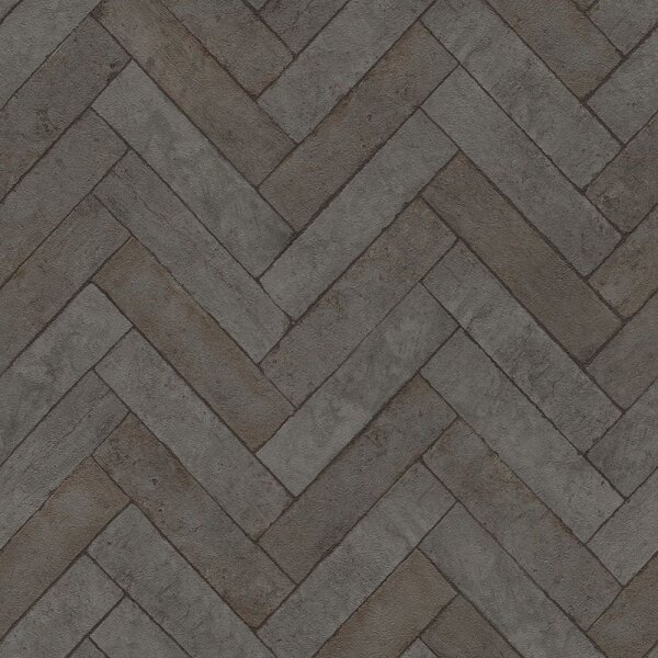 Tapete Schwarz, Anthrazit Rasch Vliestapete (499162)