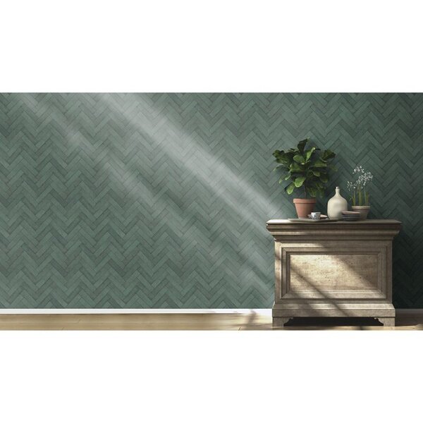 Tapete Grün Rasch Vliestapete (499155)