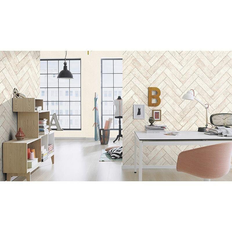 Tapete Braun, Grau, Silber Rasch Vliestapete (499117)