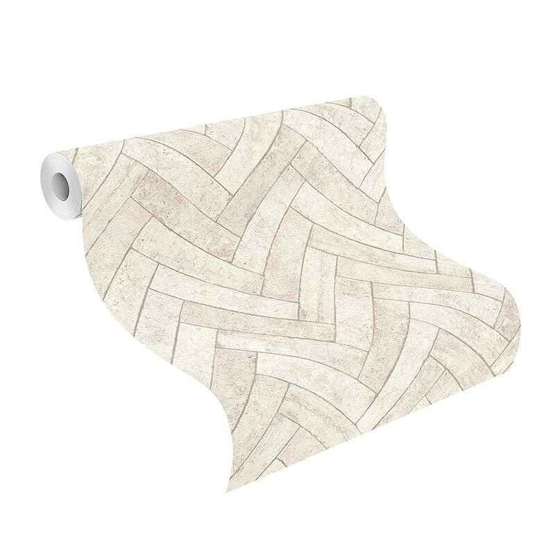 Tapete Braun, Grau, Silber Rasch Vliestapete (499117)