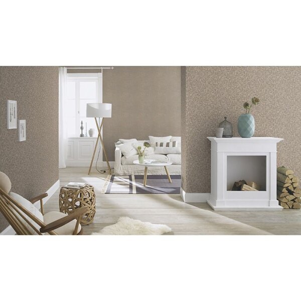 Tapete Braun, Grau, Silber Rasch Vliestapete (315158)