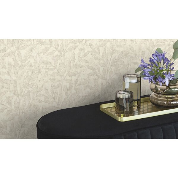 Tapete Braun, Weiß Rasch Vliestapete (315004)