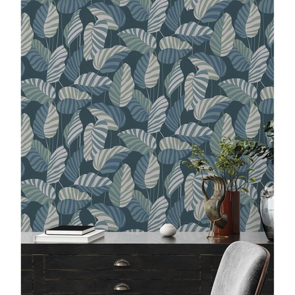 Tapete Blau, Grün AS-Creation Vliestapete (390944)