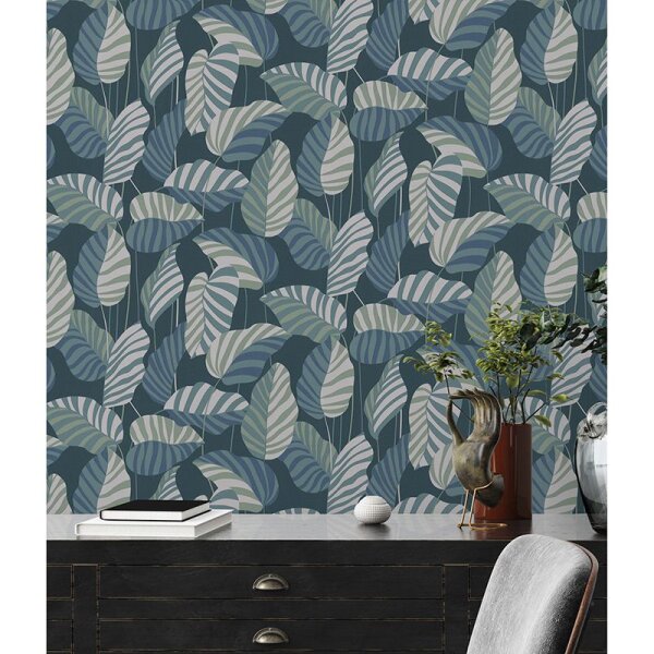 Tapete Blau, Grün AS-Creation Vliestapete (390944)