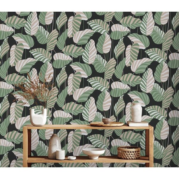 Tapete Gold, Kupfer, Grün, Schwarz, Anthrazit AS-Creation Vliestapete (390942)