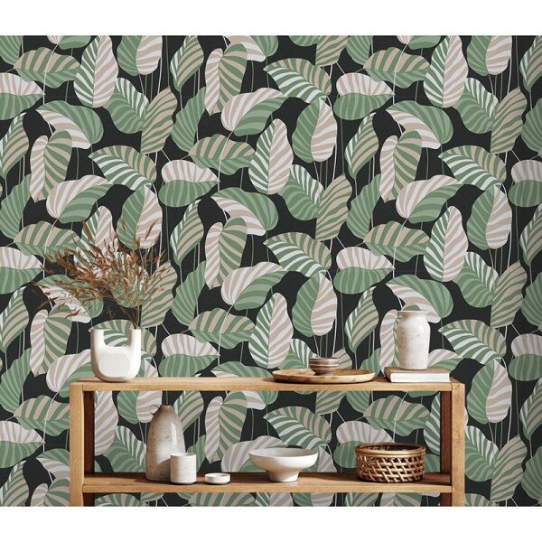 Tapete Gold, Kupfer, Grün, Schwarz, Anthrazit AS-Creation Vliestapete (390942)