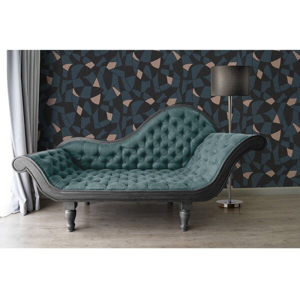 Tapete Blau, Braun, Schwarz, Anthrazit AS-Creation Vliestapete (390935)