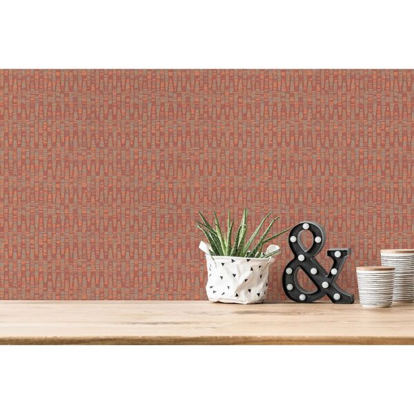 Tapete Braun, Grün, Orange, Terrakotta AS-Creation Vliestapete (390922)