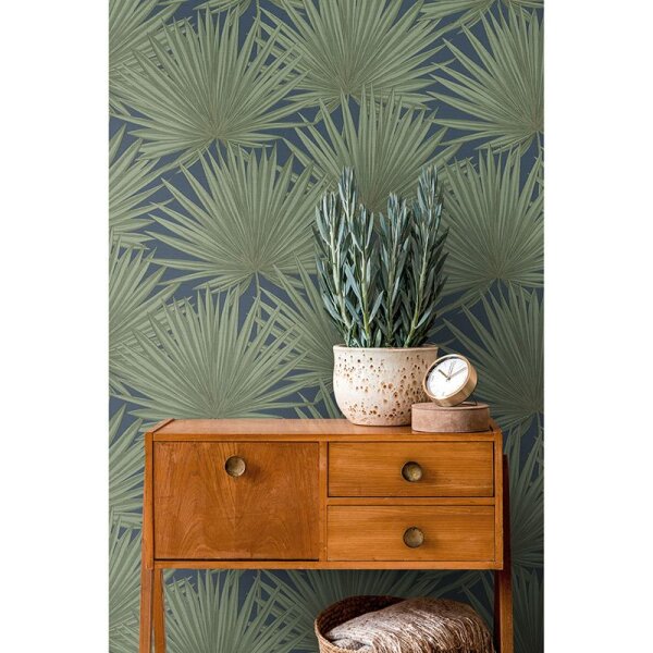 Tapete Blau, Grün AS-Creation Vliestapete (390905)