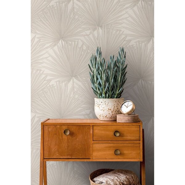 Tapete Beige, Creme, Grau, Silber AS-Creation Vliestapete (390902)