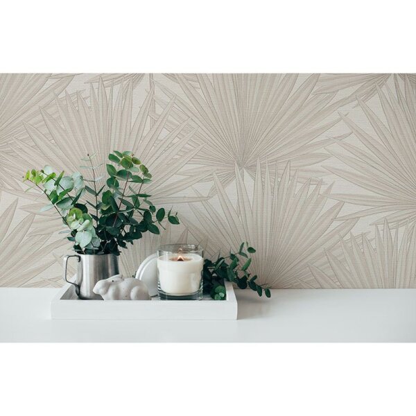 Tapete Beige, Creme, Grau, Silber AS-Creation Vliestapete (390902)