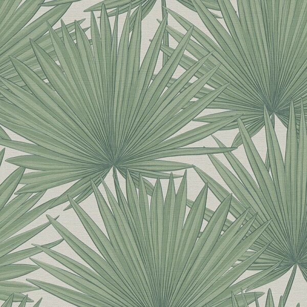 Tapete Greige, Grün AS-Creation Vliestapete (390901)