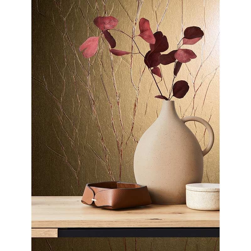 Tapete Gold, Kupfer Marburg Vliestapete (83476)