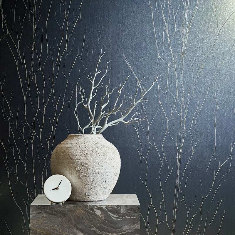 Tapete Blau Marburg Vliestapete (83475)