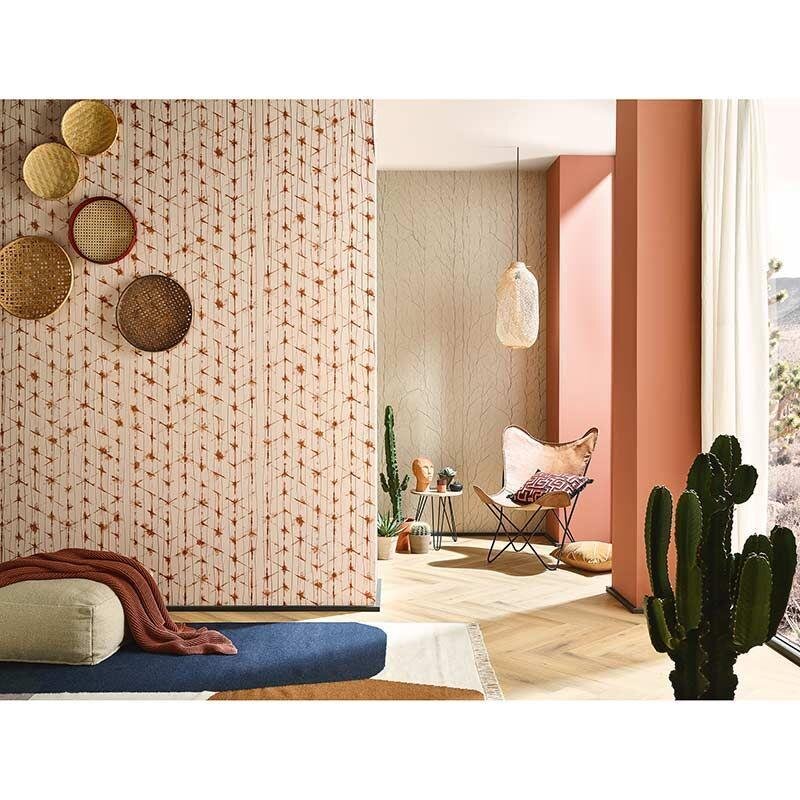 Tapete Gold, Kupfer Marburg Vliestapete (83470)