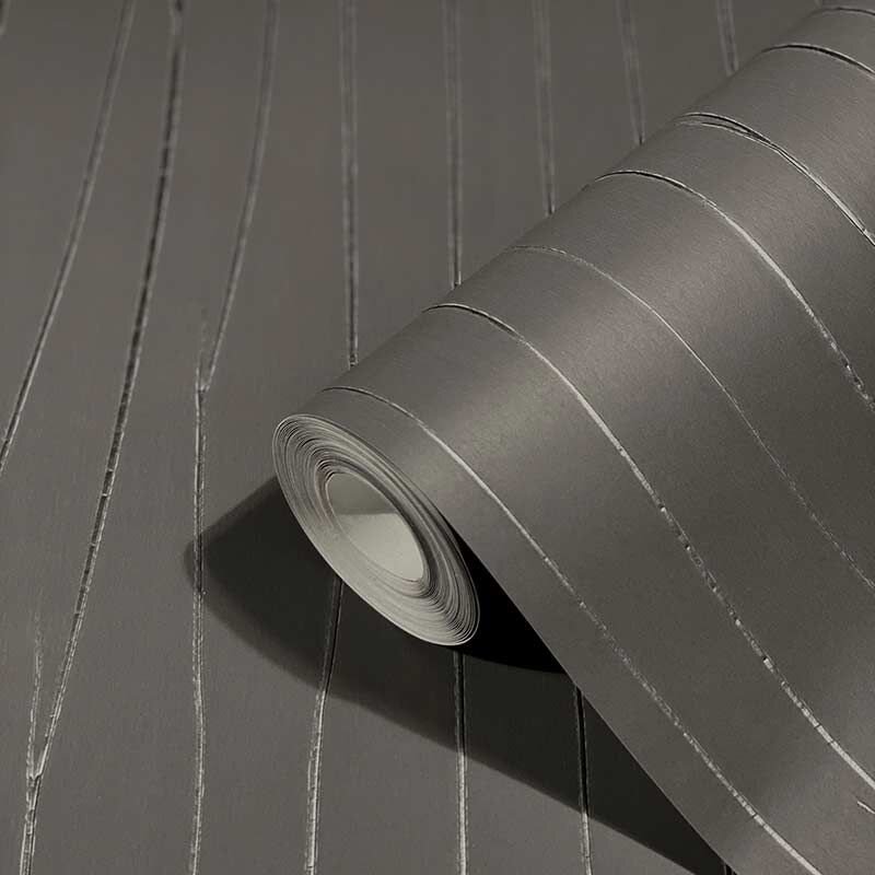 Tapete Grau, Silber, Schwarz, Anthrazit Marburg Vliestapete (83458)