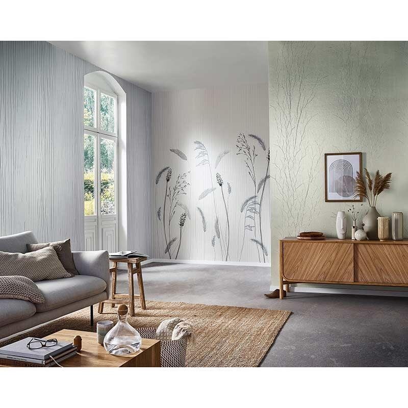 Tapete Grau, Silber Marburg Vliestapete (83451)