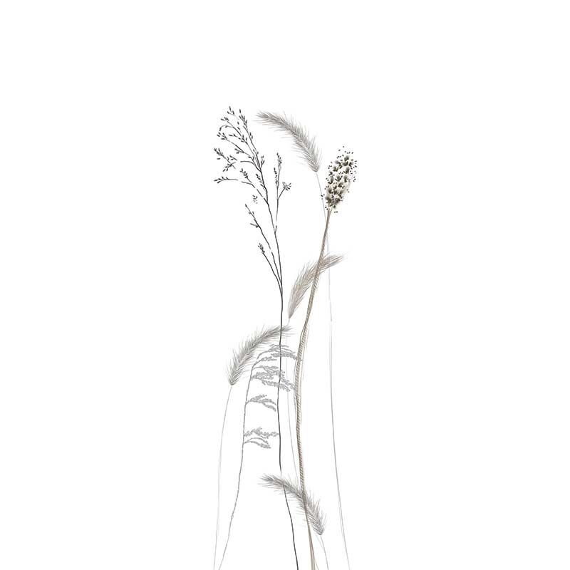 Digitaldruck-Tapete Braun, Grau, Silber, Weiß Marburg (63486)